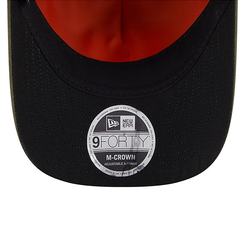 Casquette ajustable A-Frame 9FORTY olive des San Francisco 49ers pour homme New Era x Alpha Industries