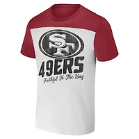 Men's NFL x Darius Rucker Collection by Fanatics Cream San Francisco 49ers Colorblocked T-Shirt