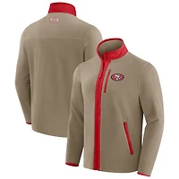 Men's NFL x Darius Rucker Collection by Fanatics  Tan San Francisco 49ers Heavyweight Polar Fleece Full-Zip Jacket