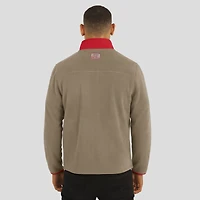 Men's NFL x Darius Rucker Collection by Fanatics  Tan San Francisco 49ers Heavyweight Polar Fleece Full-Zip Jacket