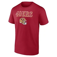 T-shirt pour homme Nick Bosa Scarlet avec nom et numéro de l'équipe des 49ers San Francisco