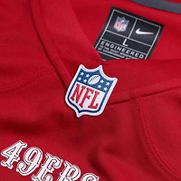 Maillot Nike Alfred Collins Scarlet pour homme, équipe des 49ers de San Francisco