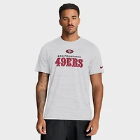 Men's Nike Ash San Francisco 49ers Velocity Endurance Run Dri-FIT T-Shirt