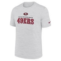 Men's Nike Ash San Francisco 49ers Velocity Endurance Run Dri-FIT T-Shirt