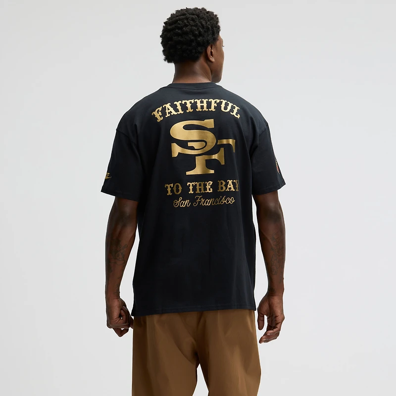 T-shirt Nike noir pour homme San Francisco 49ers 2025 Rivalries Collection Essential Max90