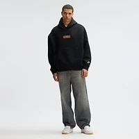 Sweat à capuche oversize en polaire technique Nike pour homme, collection San Francisco 49ers 2025, noir.