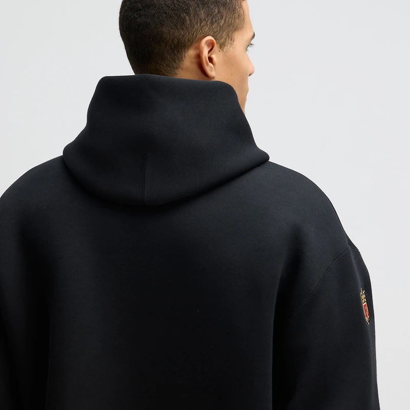 Men's Nike Black San Francisco 49ers 2025 Rivalries Collection Oversized Tech Fleece Hoodie