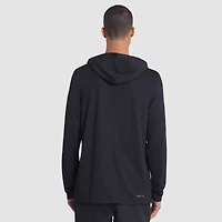 Men's Nike Black San Francisco 49ers 2025 Rivalries Collection Sideline Dri-FIT Long Sleeve Hoodie T-Shirt