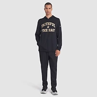 Men's Nike Black San Francisco 49ers 2025 Rivalries Collection Sideline Dri-FIT Long Sleeve Hoodie T-Shirt