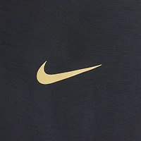 Veste aviateur Nike noire à fermeture éclair latérale pour homme, collection 2025 Rivalries des San Francisco 49ers