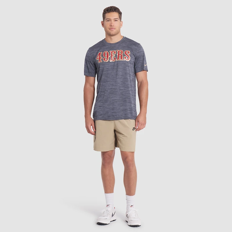 V104531 49ER 00A 25 NFL Rivalry Sideline Dri Fit Team Issue Velocity Crew SST TEEMENSCC 02ER-00A-9B-0M2 #6