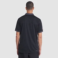 Polo Nike noir Dri-FIT à rayures pour homme, collection Rivalries 2025 des San Francisco 49ers