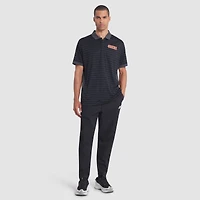 Polo Nike noir Dri-FIT à rayures pour homme, collection Rivalries 2025 des San Francisco 49ers