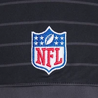 Polo Nike noir Dri-FIT à rayures pour homme, collection Rivalries 2025 des San Francisco 49ers