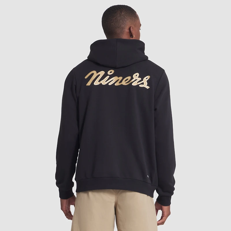 Sweat à capuche Nike noir pour homme San Francisco 49ers 2025 Rivalries Collection Standard Issue Sideline Dri-FIT