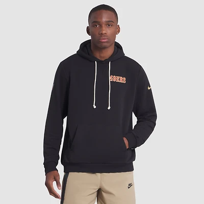 Sweat à capuche Nike noir pour homme San Francisco 49ers 2025 Rivalries Collection Standard Issue Sideline Dri-FIT