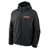 Men's Nike Black San Francisco 49ers 2025 Rivalries Collection Tech Raglan Full-Zip Jacket