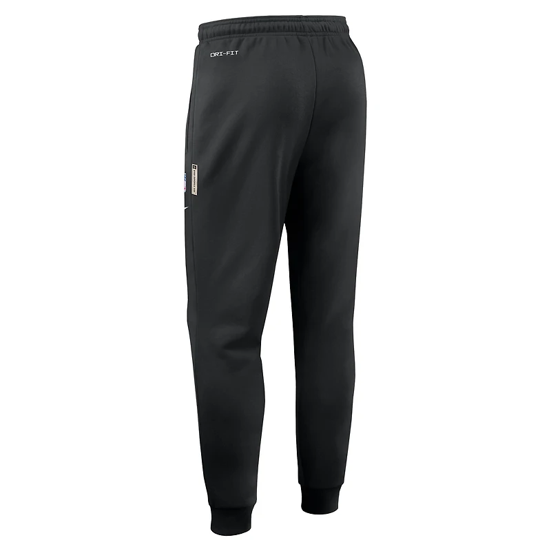 Pantalon Nike noir San Francisco 49ers 2025 Sideline Standard Issue Ground Game Dri-FIT Taper pour homme