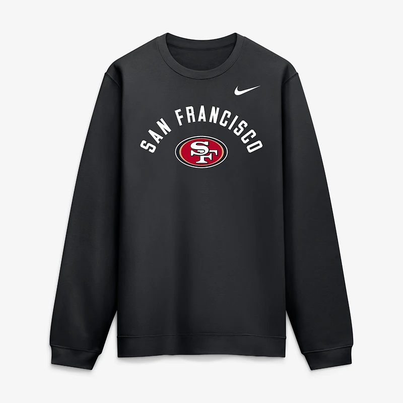 Men's Nike  Black San Francisco 49ers Defensive Leader Club Fleece Pullover Sweatshirt