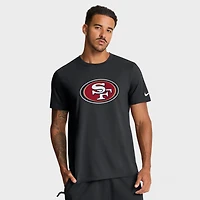T-shirt Nike noir pour homme avec logo essentiel des 49ers de San Francisco