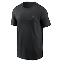 T-shirt Nike Essential noir pour homme, San Francisco 49ers