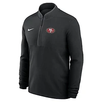 Men's Nike Black San Francisco 49ers Lightweight Victory Dri-FIT Half-Zip Pullover