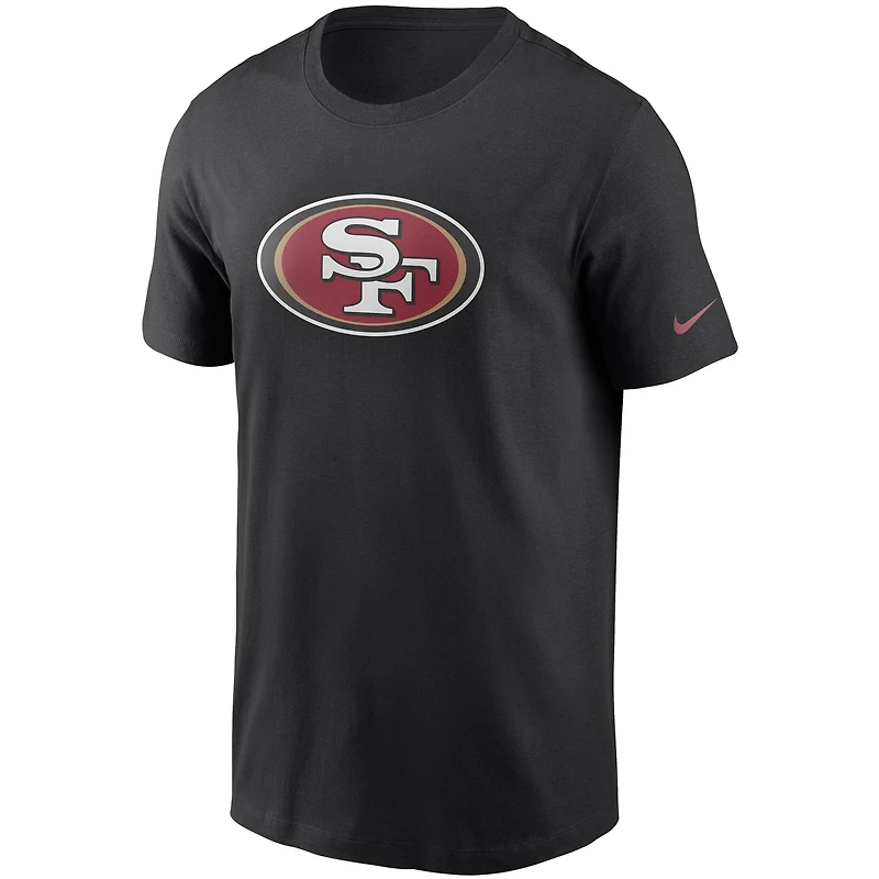 Men's Nike Black San Francisco 49ers Primetime Logo Essential T-Shirt