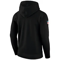 Men's Nike Black San Francisco 49ers Sideline Player Performance Pullover Hoodie