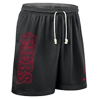 Short réversible Nike Dri-FIT noir des San Francisco 49ers pour homme
