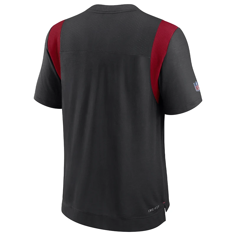 T-shirt Nike Performance Player San Francisco 49ers Sideline Tonal Logo noir pour homme