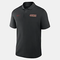 Men's Nike Black San Francisco 49ers Wordmark Victory Dri-FIT Polo
