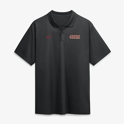 Men's Nike Black San Francisco 49ers Wordmark Victory Dri-FIT Polo