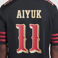 Maillot Nike Brandon Aiyuk noir pour homme, collection Rivalries 2025, San Francisco 49ers