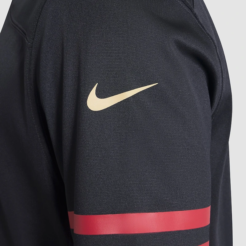Maillot de match Nike Brandon Aiyuk noir la collection Rivalries des 49ers San Francisco pour homme