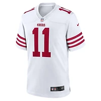 Maillot Nike Brandon Aiyuk blanc pour homme des San Francisco 49ers