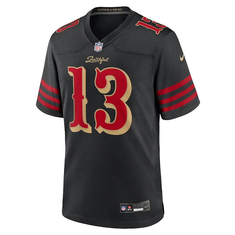 Men's Nike Brock Purdy Black San Francisco 49ers 2025 Rivalries Collection Game Jersey