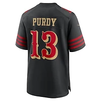 Men's Nike Brock Purdy Black San Francisco 49ers 2025 Rivalries Collection Game Jersey