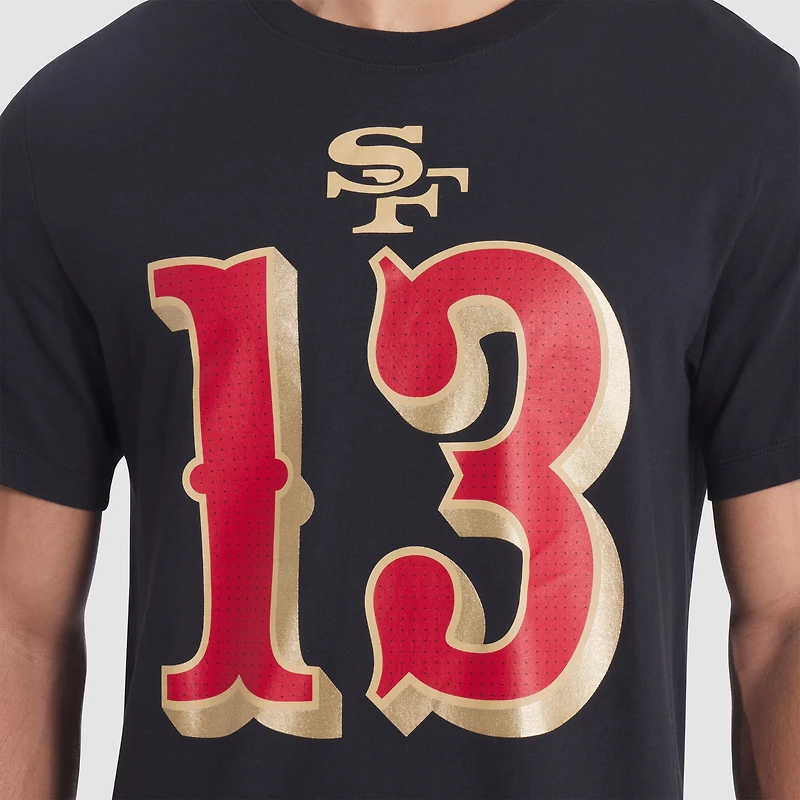 Men's Nike Brock Purdy Black San Francisco 49ers 2025 Rivalries Collection Player Name & Number T-Shirt