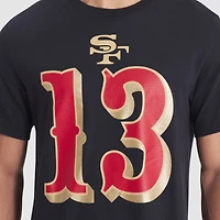Men's Nike Brock Purdy Black San Francisco 49ers 2025 Rivalries Collection Player Name & Number T-Shirt