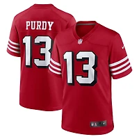 Maillot de joueur jeu alternatif Nike Brock Purdy Scarlet San Francisco 49ers pour homme