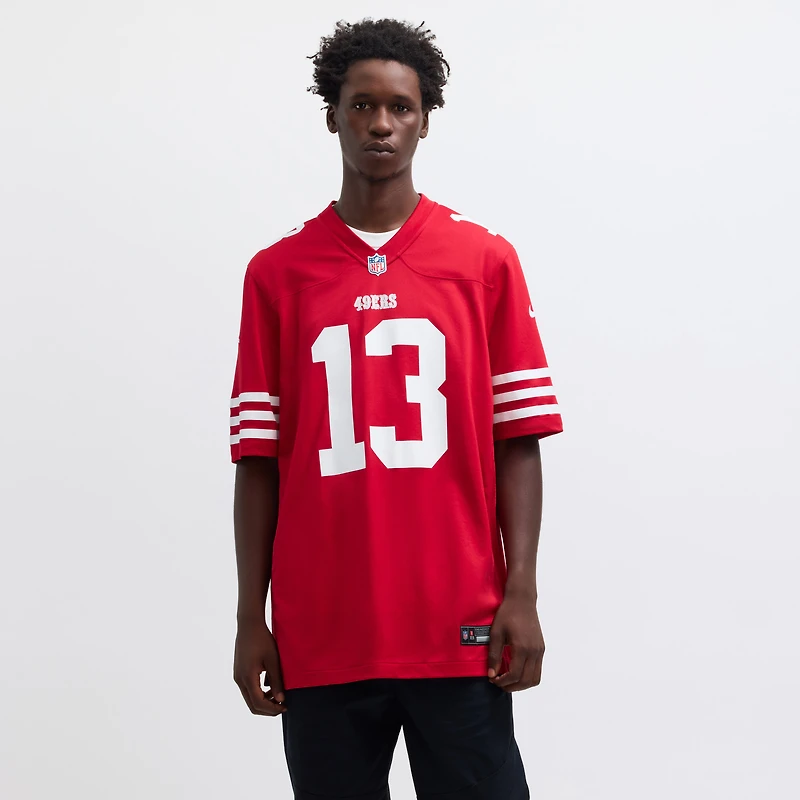 Maillot Nike Brock Purdy Scarlet pour homme des San Francisco 49ers Game Player