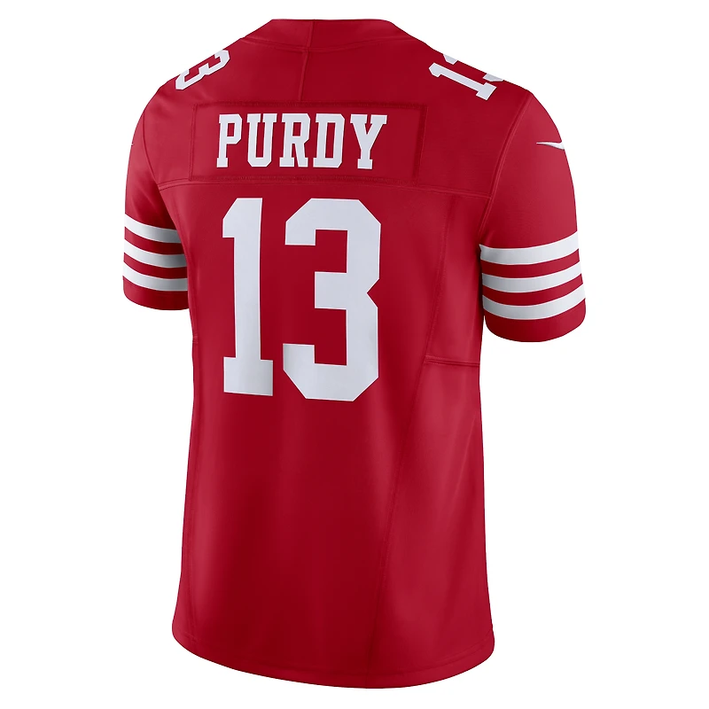 Maillot Nike Brock Purdy Scarlet San Francisco 49ers Vapor F.U.S.E. Limited pour homme