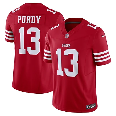 Maillot Nike Brock Purdy Scarlet San Francisco 49ers Vapor F.U.S.E. Limited pour homme