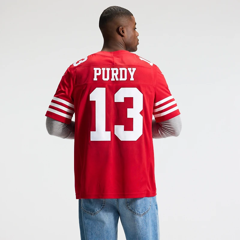 Men's Nike Brock Purdy Scarlet San Francisco 49ers Vapor F.U.S.E. Stitched Limited Jersey