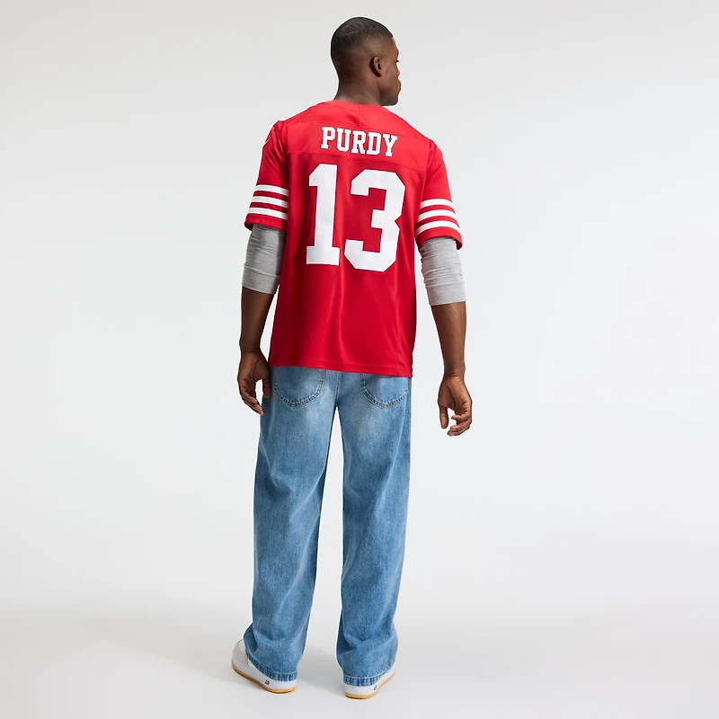Men's Nike Brock Purdy Scarlet San Francisco 49ers Vapor F.U.S.E. Stitched Limited Jersey