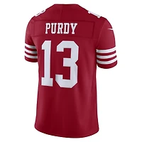 Men's Nike Brock Purdy Scarlet San Francisco 49ers Vapor F.U.S.E. Stitched Limited Jersey