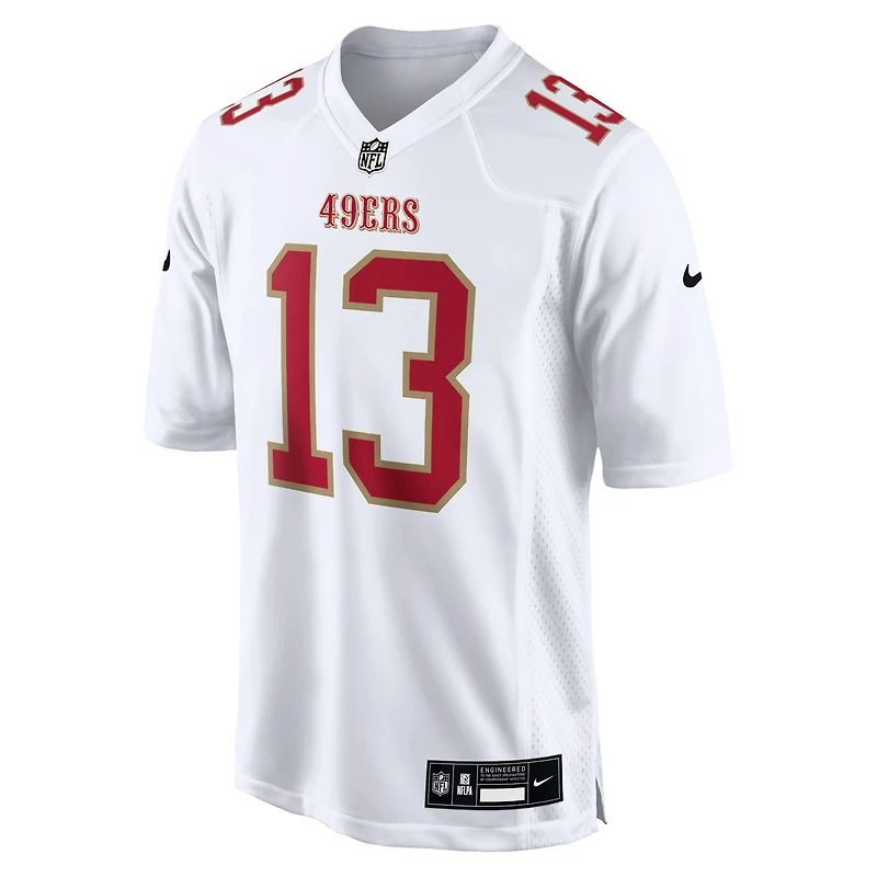 Maillot de jeu mode Nike Brock Purdy Tundra pour hommes, blanc, San Francisco 49ers
