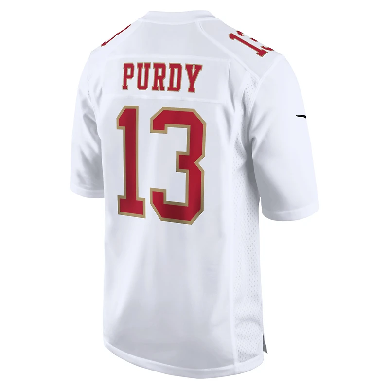 Maillot de jeu mode Nike Brock Purdy Tundra pour hommes, blanc, San Francisco 49ers