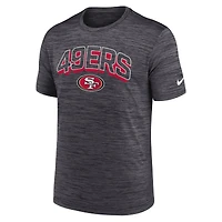 T-shirt Nike Primetime Velocity Dri-FIT pour homme, couleur charbon, des San Francisco 49ers