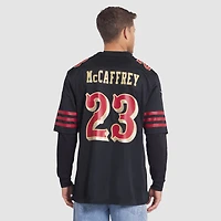 Men's Nike Christian McCaffrey Black San Francisco 49ers 2025 Rivalries Collection Game Jersey